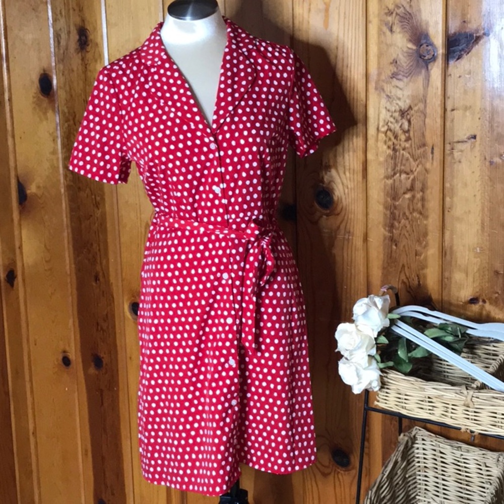 A new day  short sleeve dress button down w/belt